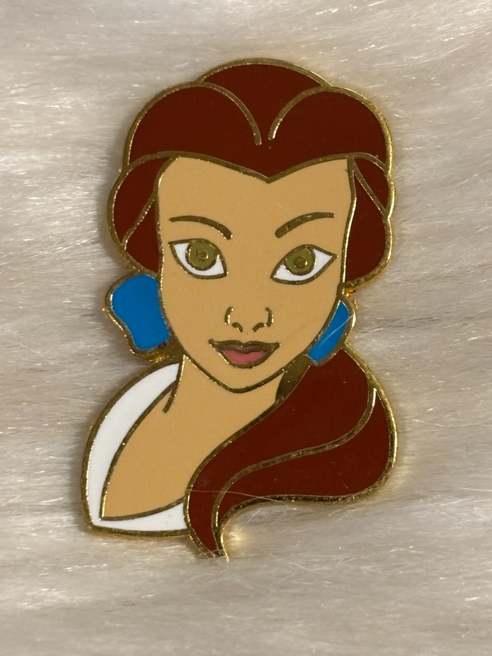 Disney Cast Member Belle Face Pin Version 2